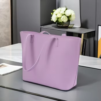 กระเป๋า Tote Bag หนัง PU ความจุขนาดใหญ่สำหรับผู้หญิงกระเป๋าถือที่ทนทาน