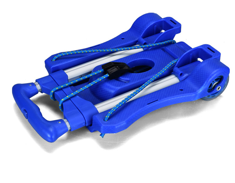 อลูมิเนียม Lugggae รถเข็นคุณภาพสูงพับคงที่ล้อช้อปปิ้ง Heavy Duty รถเข็นอเนกประสงค์แบบพกพารถเข็น Carretillas
